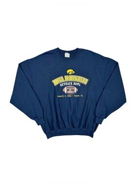 TCX Apparel 2006 Outback Bowl | Iowa Hawkeyes College Crew Neck - Size XL